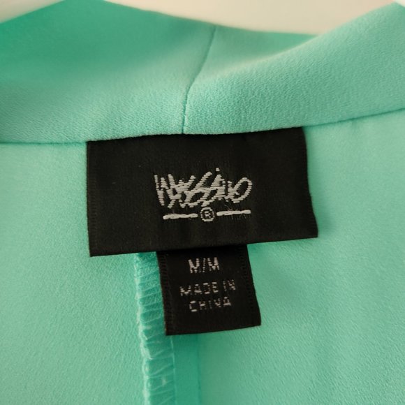 Massimo Medium Mint Sleeveless Blouse w/matching Mint VS Bra - Picture 4 of 5